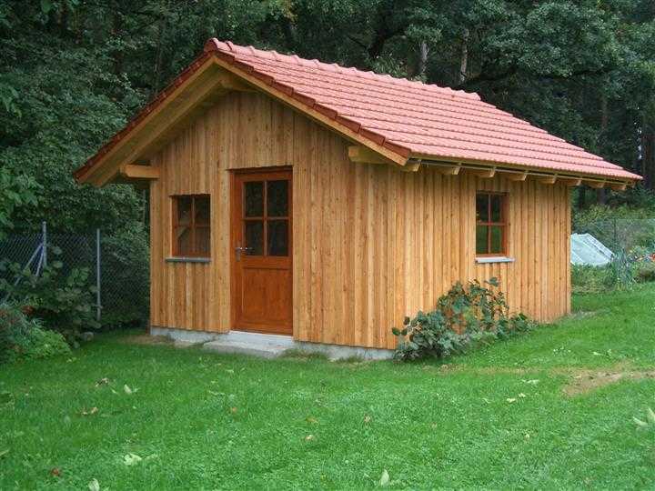 Holzhütte für den Garten