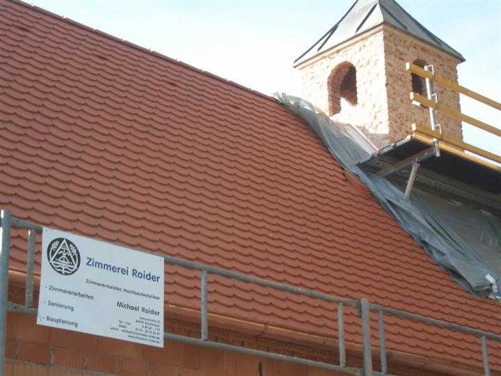 Sanierung von Haus und Turm von Zimmerei Roider bei Landshut